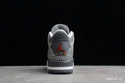 “COOL GREY” JORDAN AIR 3 1017